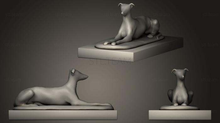 3D model Arno The Greyhound (STL)